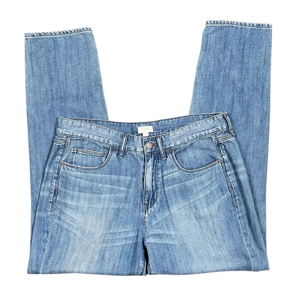 J. Crew Factory Jeans Women’s Size 29 NWT Distressed Light Wash Cropped